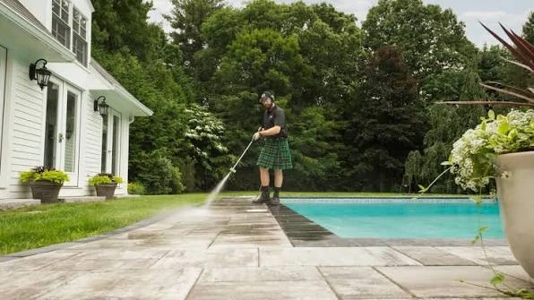 Pressure washing